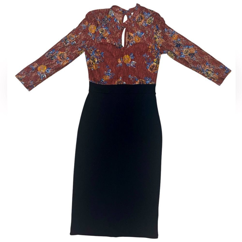 Almost Famous Casual Lace Bodycon Dress